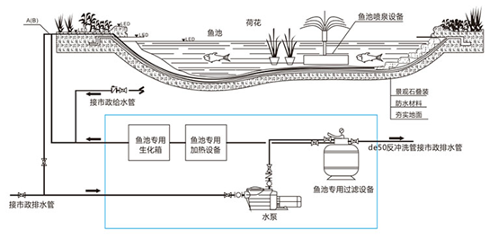 魚池水過濾系統(tǒng)設(shè)計